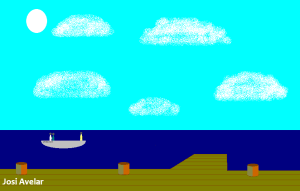 barcos no mar