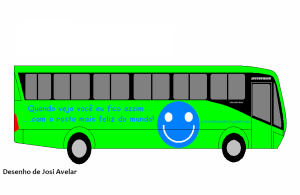 O AMARELO EM VERSÃO VERDE- PARTE 2 2 C3 B4nibus mensagem 2