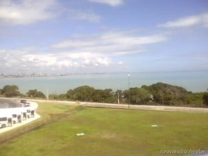 A vista de cima do mirante