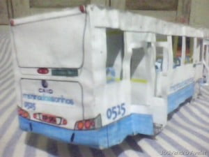 Traseira da miniatura.