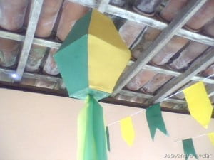 A construção dos balões decorativos durou apenas 8 horas na estrutura e meia hora na decoração.