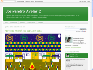 A matéria "Festa no arraiá- no clima da Copa", criada no dia 23 de julho e só publicada 20 dias depois.