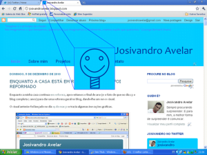 O blog de agora em diante tem uma marca, a lampadinha, que representa as novas ideias.