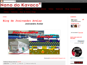 Referência do blog Nano do Kavaco ao blog de desenhos. Foi publicada no dia 22 de outubro.