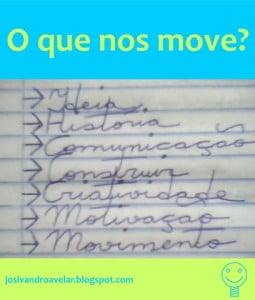 O que nos move?