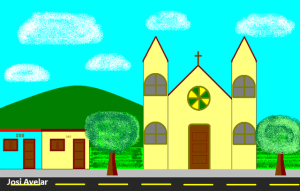 A Capela (versão Paint da Cidade do Interior)