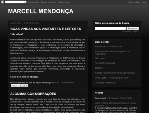 Blog do Marcell Mendonça.