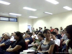 Alunos de Publicidade e Admnistração assistiram a palestra.