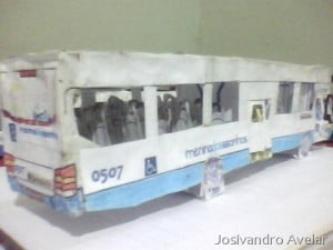 Miniatura que está sendo reformada para seguir para Campina Grande.
