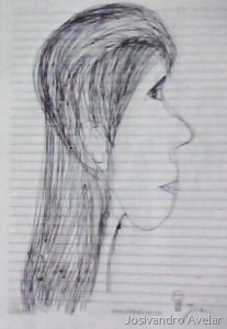 Uma face preto-e-branco...