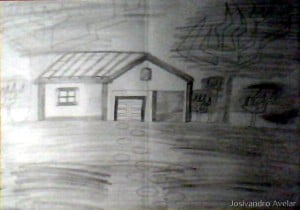 Uma bela casa de campo.
