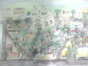 Cidade do interior, colorida e cheia de vida...
