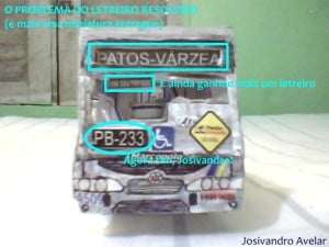 E o erro já consertado: a linha até pode ser fictícia, mas a informação tem que ser coerente com a realidade.