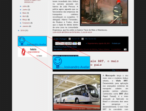 Com banner do Blog Josivandro Avelar.