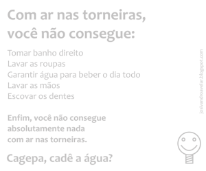 O dia inteiro foi assim hoje no Cristo/Rangel.