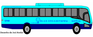 Menina dos Sonhos Blue Dream- lampadinha