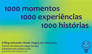1000 momentos, 1000 experiências, 1000 histórias. E 1000 motivos para continuar indo cada vez mais longe.