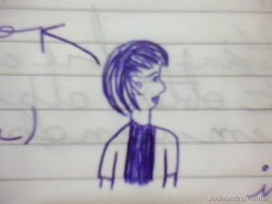 Nas anotações da aula de Filosofia consegui fazer esta face.