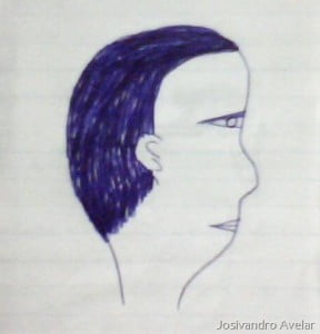 Um quase auto-retrato de mim mesmo. Não reparem no nariz...