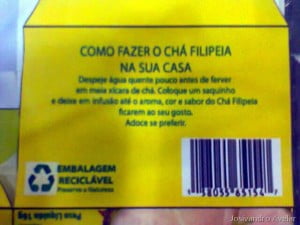 E instruções de preparo.