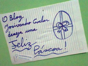 Feliz Páscoa improvisado