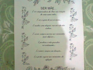 Ser mãe é...