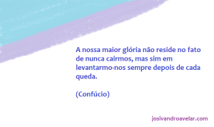 Uma frase de Confúcio