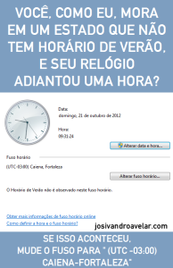 horário de verão
