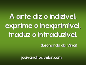 a arte diz
