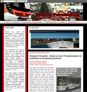 Portal Ônibus Paraibanos- matéria fotoartes
