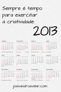 calendário josivandro avelar 2013 2