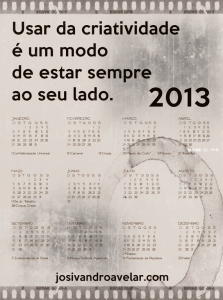 calendário josivandro avelar 2013 3