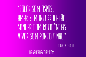 falar sem aspas