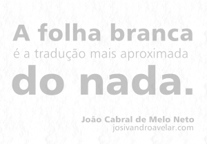 a folha branca