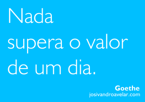 o valor de um dia