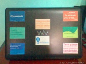 etiquetas no computador