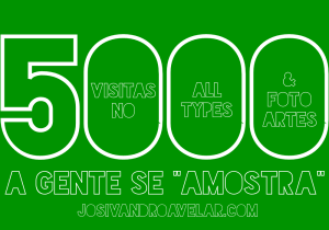 A gente se "amostra".