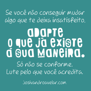 adapte o que existe
