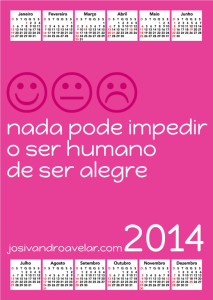 calendário josivandro avelar 2014 13