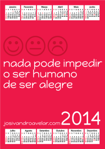 calendário josivandro avelar 2014 15