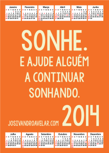 calendário josivandro avelar 2014 2