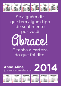 calendário josivandro avelar 2014 3
