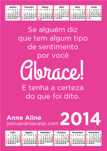 calendário josivandro avelar 2014 4