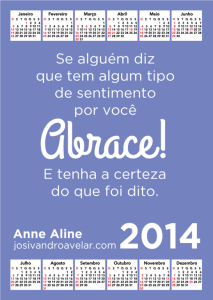 calendário josivandro avelar 2014 5