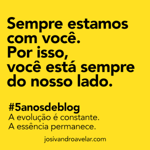 sempre estamos com você