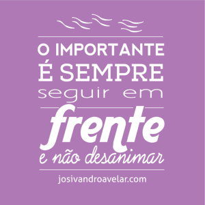 seguir em frente