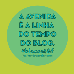 a avenida é a linha do tempo