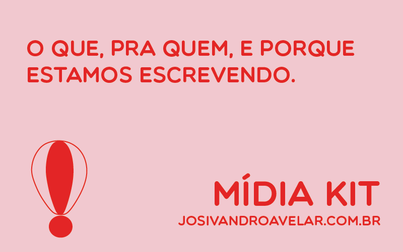 blog josivandro avelar- artes de páginas estáticas- mídia kit