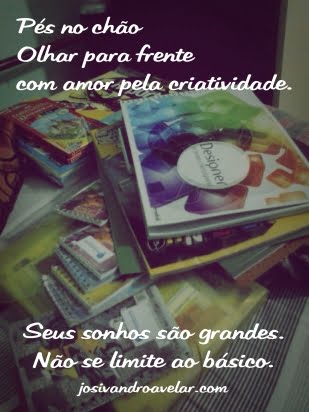 Pés no chão.