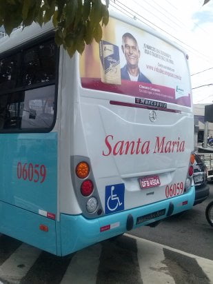 PARA A CIDADE E A RUA DO RIO 2 Ônibus da Santa Maria.